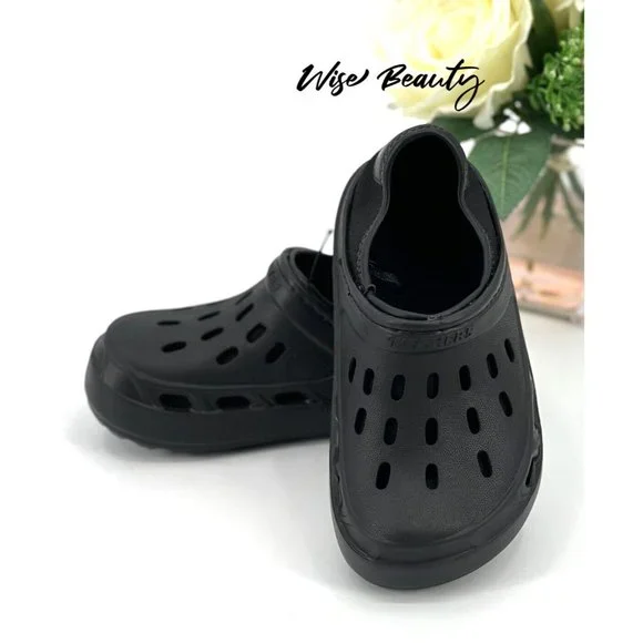 Skechers Boy’s Foamies Swifters II Warmer Clog Size 7 Shoe Black NEW - Picture 2 of 11